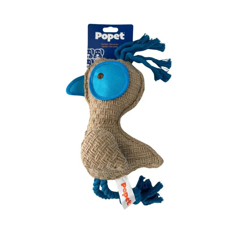 Popet Toys - Pájaro fibra de lino peluche